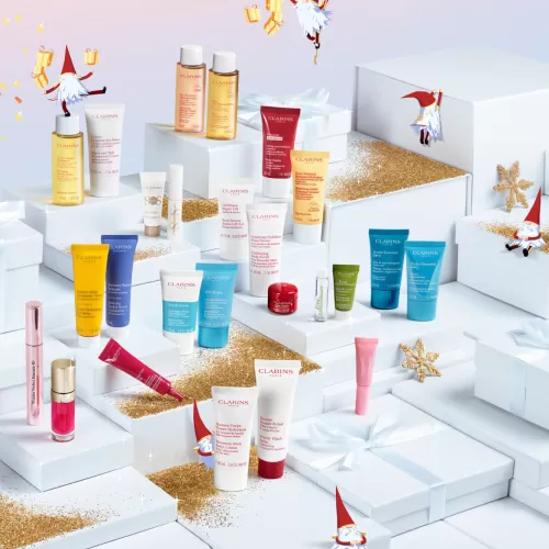 Clarins Mascara^Adventskalender Mit 24 Turchen