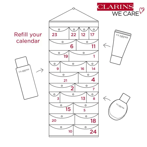 Clarins Water Lip Stain^Adventskalender Refill Fur 24 Turchen