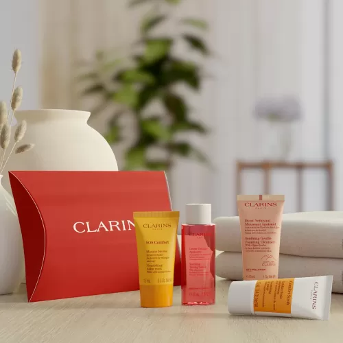 Clarins Peeling & Masken^Beruhigende Reinigungs-Routine Fur Sehr Trockene Bis Empfindliche Haut
