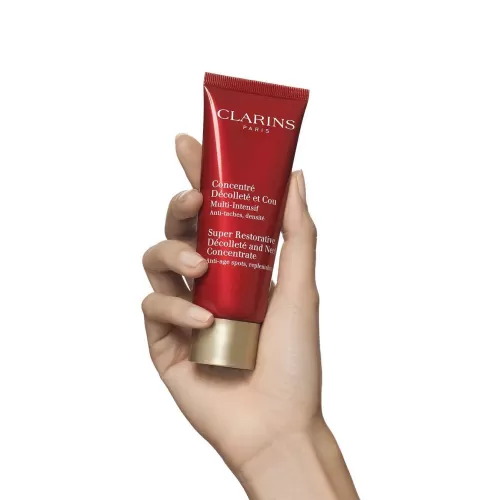 Clarins Pflege Für Lippen, Hals & Dekolleté^Concentre Decollete Et Cou Multi-Intensif - Superintensives Anti-Age Dekolleté- Und Halspflege-Konzentrat