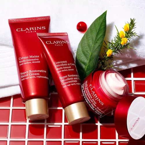 Clarins Pflege Für Lippen, Hals & Dekolleté^Concentre Decollete Et Cou Multi-Intensif - Superintensives Anti-Age Dekolleté- Und Halspflege-Konzentrat