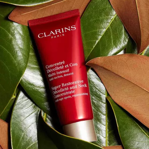 Clarins Pflege Für Lippen, Hals & Dekolleté^Concentre Decollete Et Cou Multi-Intensif - Superintensives Anti-Age Dekolleté- Und Halspflege-Konzentrat
