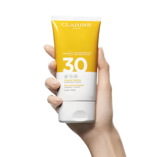 Clarins Sonnenschutz^Creme Solaire Spf 30 - Feuchtigkeit Spendende Sonnenschutz-Creme Fur Den Körper Spf 30