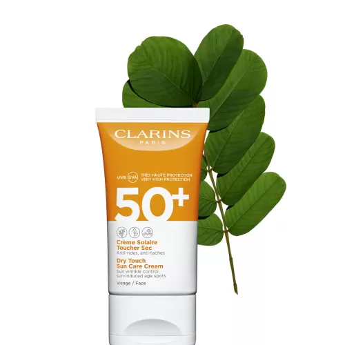 Clarins Sonnenschutz^Creme Solaire Toucher Sec Spf 50+ - Sonnenschutz-Creme "Dry Touch" Fur Das Gesicht Spf 50+