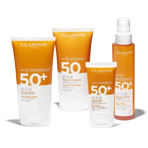 Clarins Sonnenschutz^Creme Solaire Toucher Sec Spf 50+ - Sonnenschutz-Creme "Dry Touch" Fur Das Gesicht Spf 50+