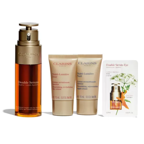 Clarins Anti-Age Pflege^Double Serum & Nutri-Lumiere - Pflegeset