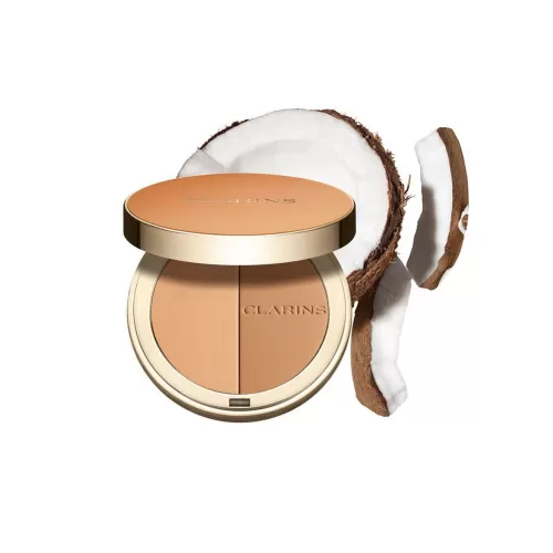 Clarins Rouge & Sonnenpuder^Ever Bronze Compact Powder - Kompakt-Puder Fur Einen Sonnengekussten Glow