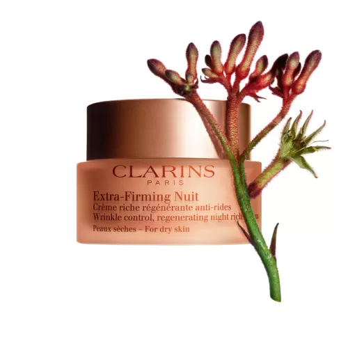 Clarins Nachtpflege^Extra-Firming Nuit - Reichhaltige, Regenerierende Anti-Age Nachtcreme Fur Trockene Haut