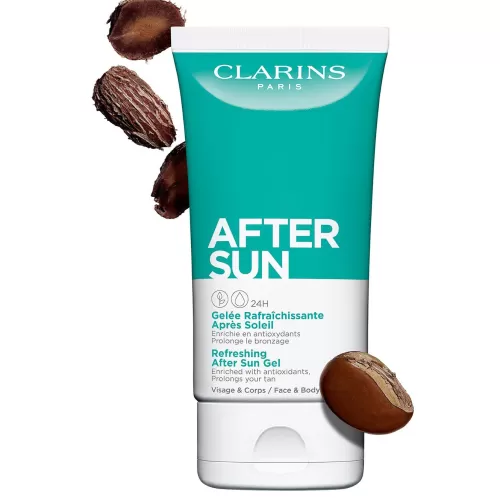 Clarins After-Sun Pflege^Gelee Rafraichissante Apres Soleil - Erfrischendes After-Sun-Gel Fur Gesicht Und Körper