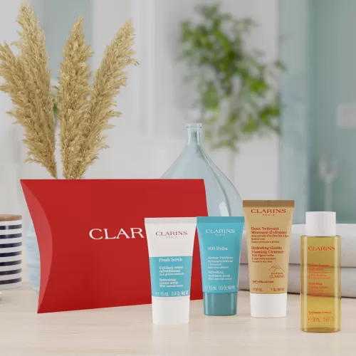 Clarins Peeling & Masken^Hydratisierende Reinigungs-Routine Fur Trockene Bis Normale Haut