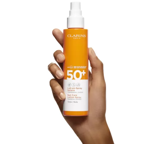 Clarins Sonnenschutz^Lait-En-Spray Solaire Spf 50+ - Sonnenschutz-Milch Fur Den Körper Im Spray Spf 50+