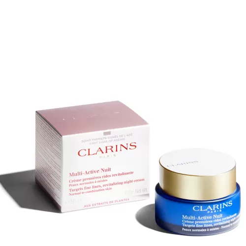 Clarins Nachtpflege^Multi-Active Nuit - Revitalisierende Nachtcreme Bei Ersten Falten Fur Normale Haut Bis Mischhaut