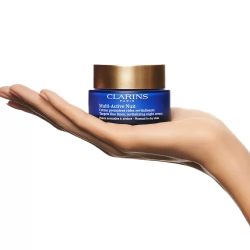 Clarins Nachtpflege^Multi-Active Nuit - Revitalisierende Nachtcreme Bei Ersten Falten Fur Trockene Haut