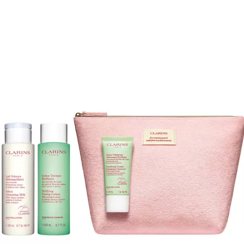 Clarins Reinigung^Premium-Set Zur Reinigung Von Mischhaut Und Oliger Haut