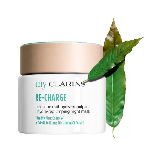 Clarins My Clarins^Re-Charge Hydra-Replumping Night Mask - Feuchtigkeit Spendende, Aufpolsternde Nachtmaske Fur Das Gesicht