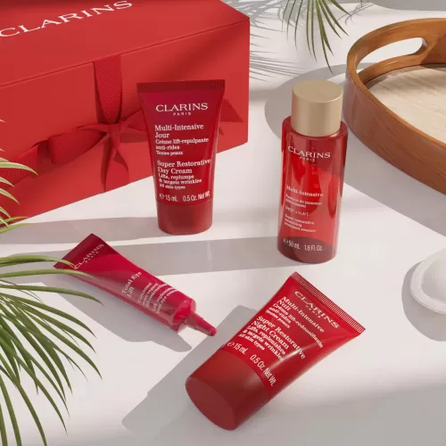 Clarins Augenpflege^Super Restorative 50+ Kit Komplette Anti-Age Routine