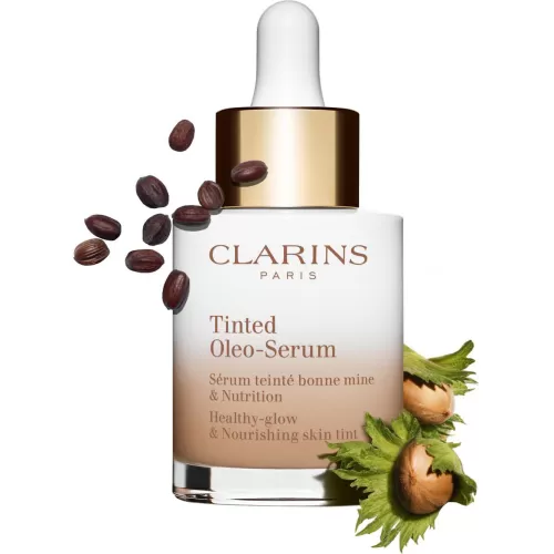 Clarins Foundation^Tinted Oleo-Serum - Nahrendes, Getontes Serum Fur Einen Gepflegten Teint