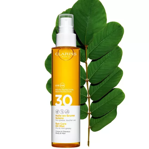 Clarins Sonnenschutz^Transparentes Sonnenschutz-Ol Fur Körper Und Haare Im Spray Uva/Uvb 30