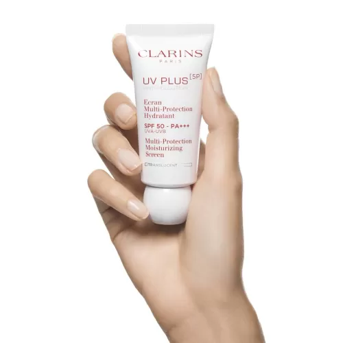 Clarins Sonnenschutz^Uv Plus [5P] Anti-Pollution Spf 50 - Mehrfachschutz Als Erganzung Zur Tagespflege Spf 50
