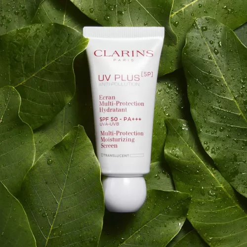 Clarins Sonnenschutz^Uv Plus [5P] Anti-Pollution Spf 50 - Mehrfachschutz Als Erganzung Zur Tagespflege Spf 50